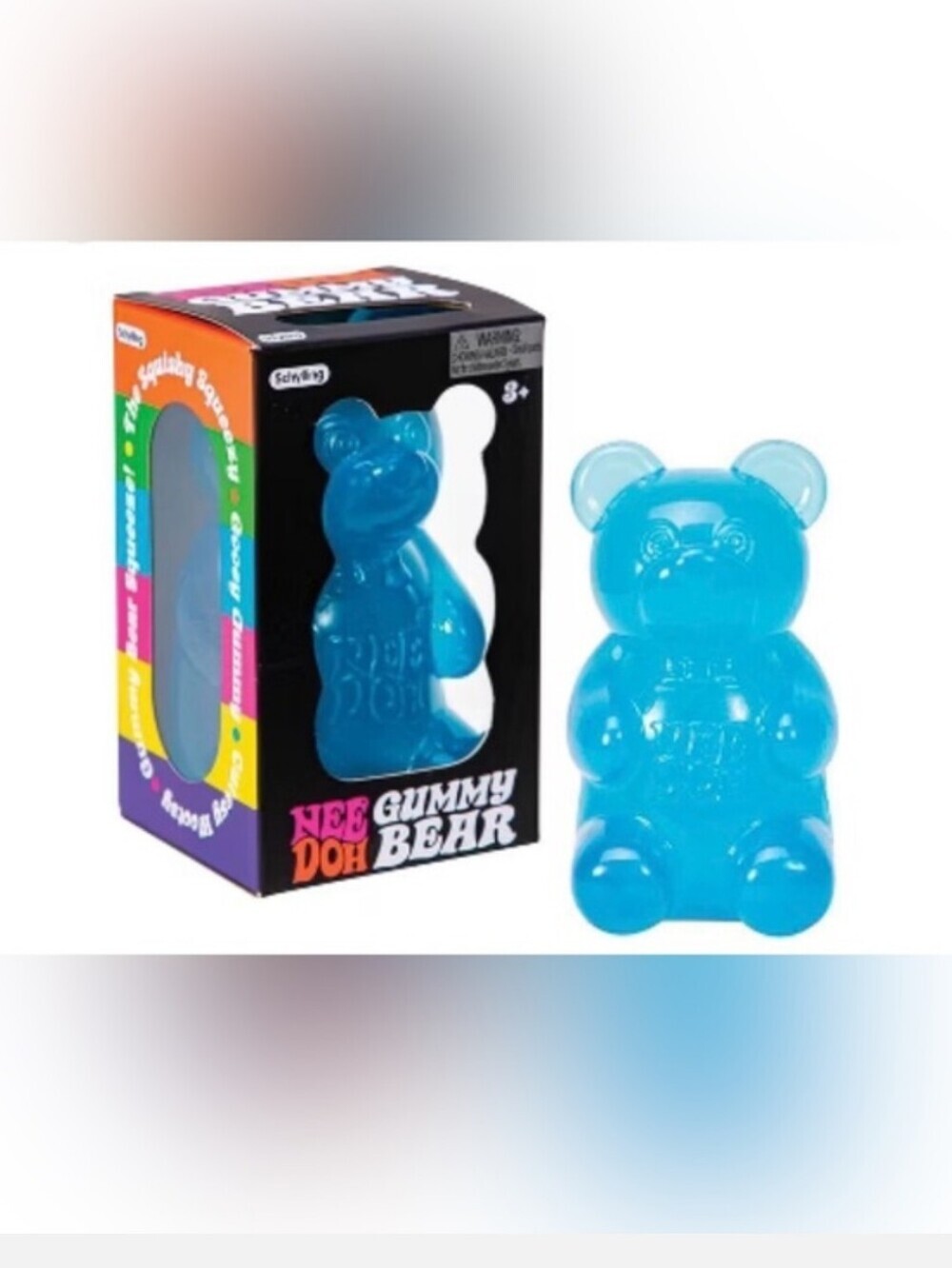 NeeDoh Blue Gummy Bear Squishy ToySensory Squeeze